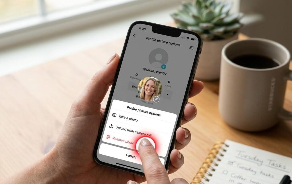 How to Remove TikTok Profile Picture