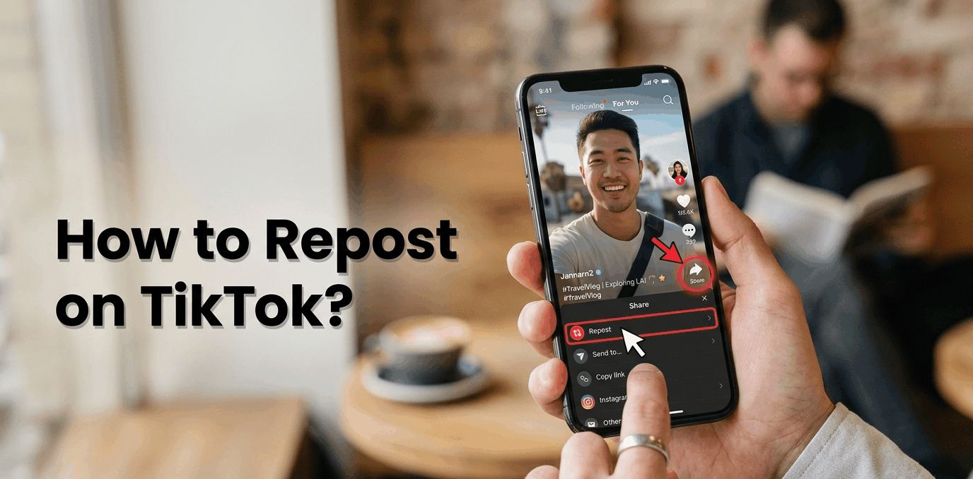 how to repost on tiktok